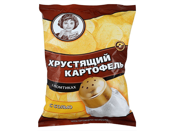 Картофельные чипсы "Девочка" 40 гр. в Томске