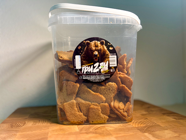 Ведро Ржаные гренки с чесноком в Томске