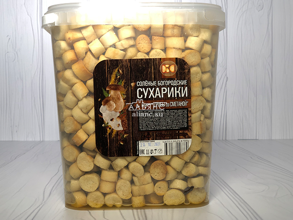 Сухарики с грибами и сметаной в Томске
