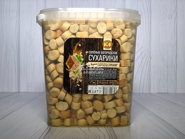 Сухарики с холодцом и хреном в Томске