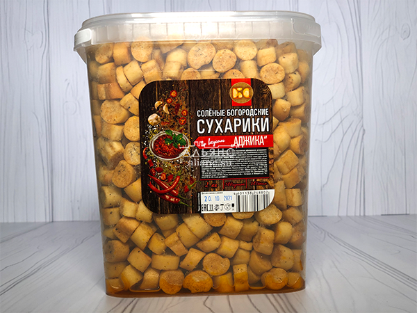 Сухарики с аджикой в Томске