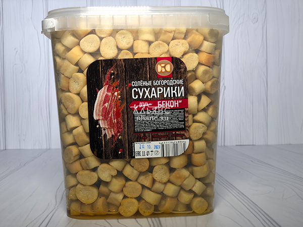 Сухарики с беконом в Томске