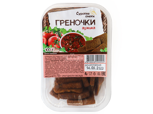 Сурские гренки с Аджикой (100 гр) в Томске