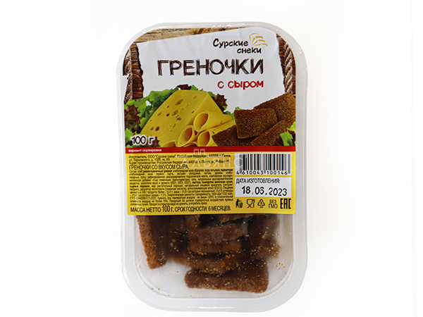 Сурские гренки со вкусом Сыра (100 гр) в Томске
