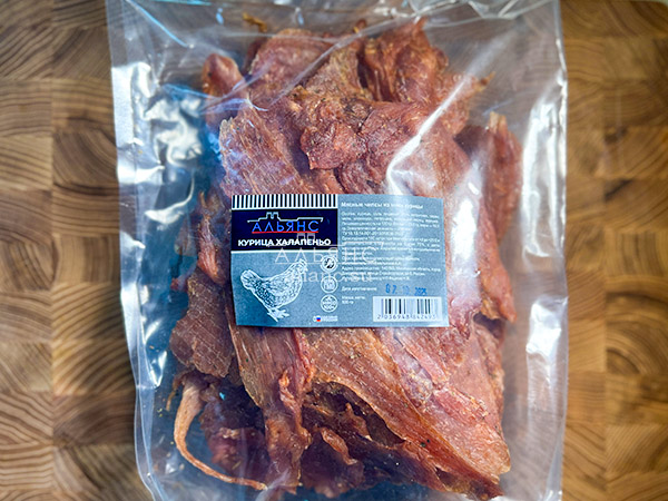 Мясо (АЛЬЯНС) вяленое курица 500гр "С халапеньо" в Томске