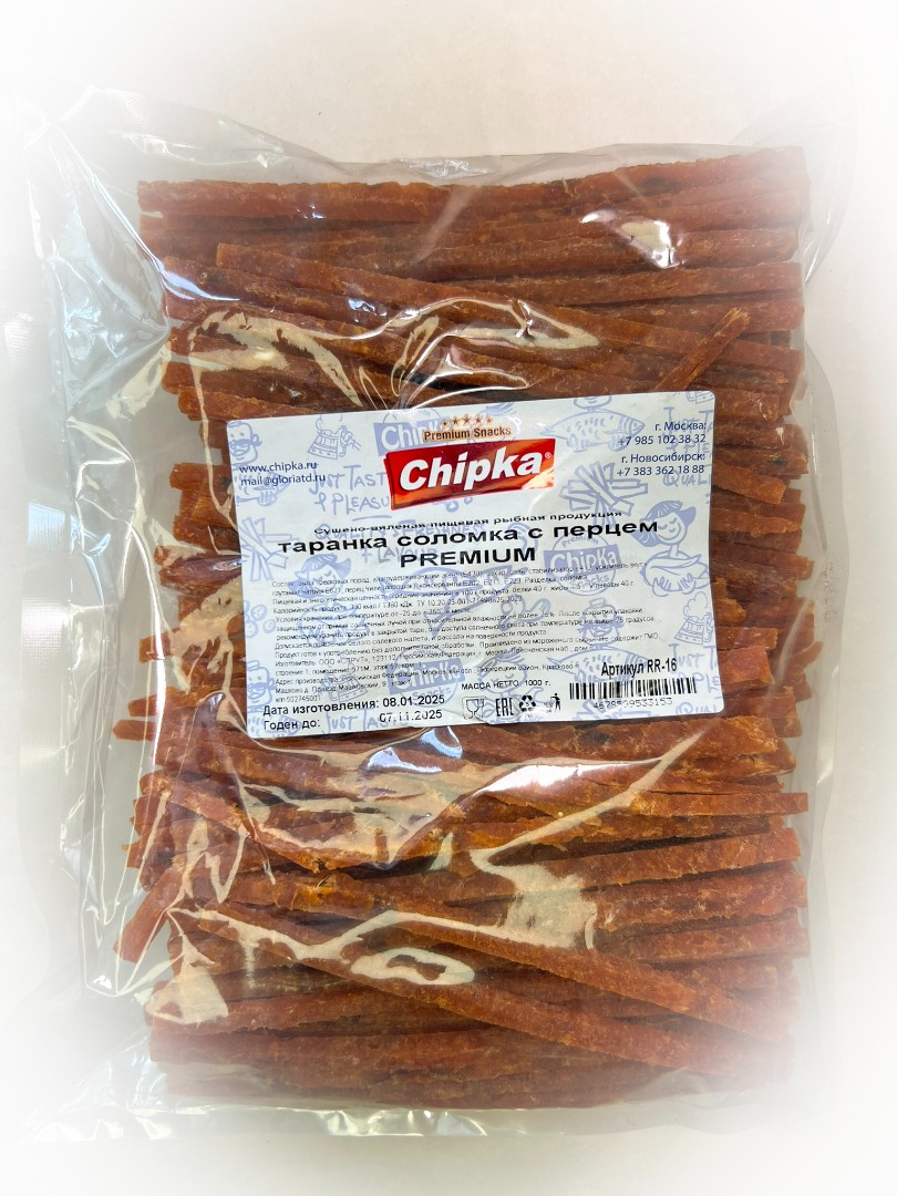 Таранка с перцем (соломка) (Chipka ПРЕМИУМ) в Томске