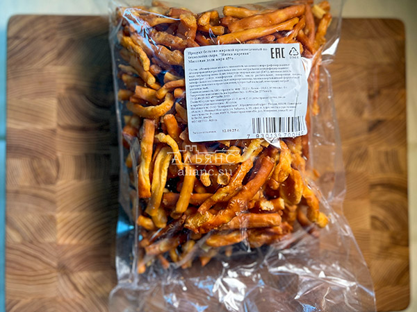 Нитка ЖАРЕНАЯ  Oktobersnack1 кг (сырный продукт) в Томске