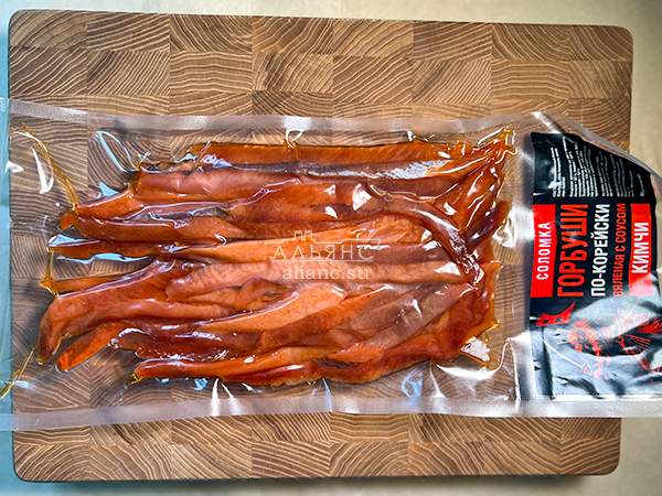 Горбуша соломка по-корейски в Томске