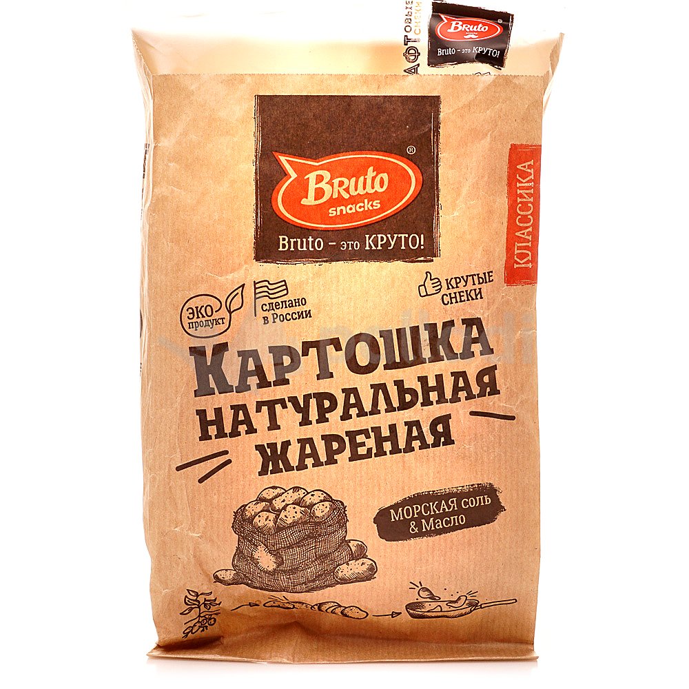 Картофель «Бруто» с солью 70 гр. в Томске