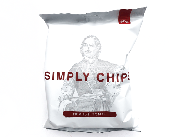 Картофельные чипсы "Simple chips" Пряный томат 80 гр. в Томске